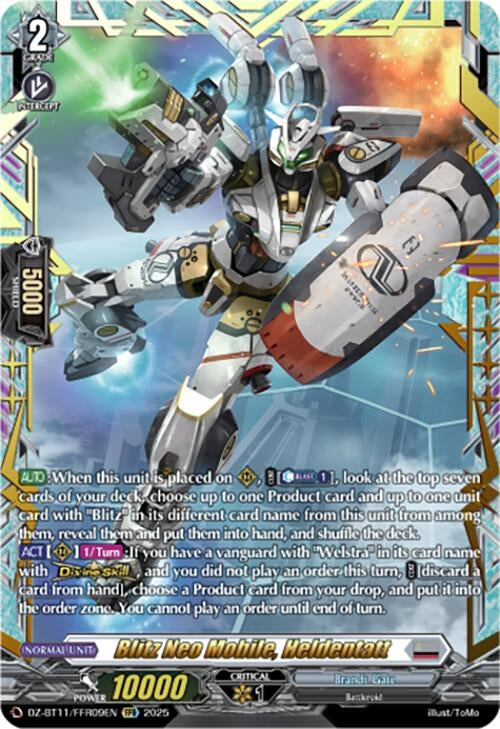 Image for Blitz Neo Mobile, Heldentatt (FFR) (DZ-BT11/FFR09EN) - Cardfight Vanguard