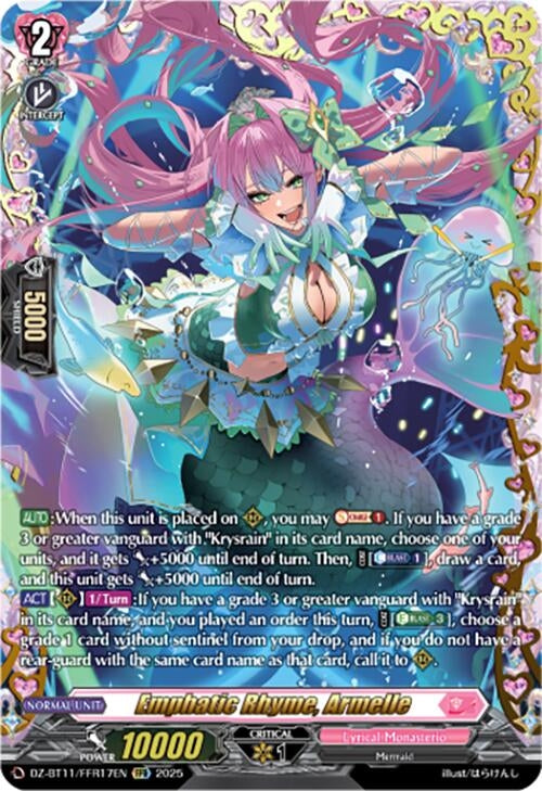Image for Emphatic Rhyme, Armelle (FFR) (DZ-BT11/FFR17EN) - Cardfight Vanguard