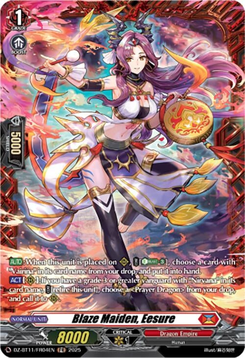 Image for Blaze Maiden, Eesure (FR) (DZ-BT11/FR04EN) - Cardfight Vanguard