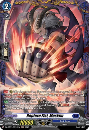 Rapture Fist, Maskim (FR) (DZ-BT11/FR10EN)