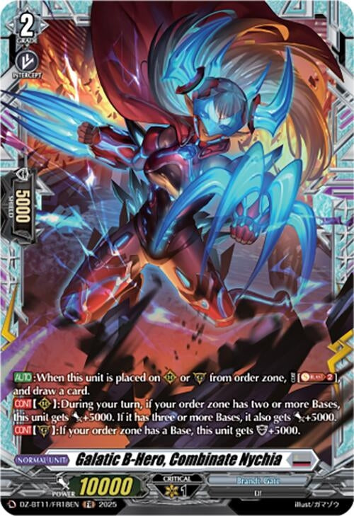 Image for Galatic B-Hero, Combinate Nychia (FR) (DZ-BT11/FR18EN) - Cardfight Vanguard