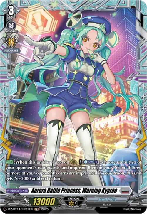 Image for Aurora Battle Princess, Warning Kygree (FR) (DZ-BT11/FR21EN) - Cardfight Vanguard