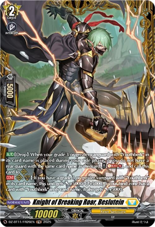 Image for Knight of Breaking Roar, Beslutein (FR) (DZ-BT11/FR26EN) - Cardfight Vanguard