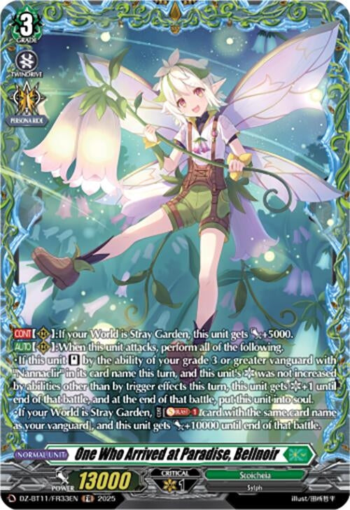 Image for One Who Arrived at Paradise, Bellnoir (FR) (DZ-BT11/FR33EN) - Cardfight Vanguard