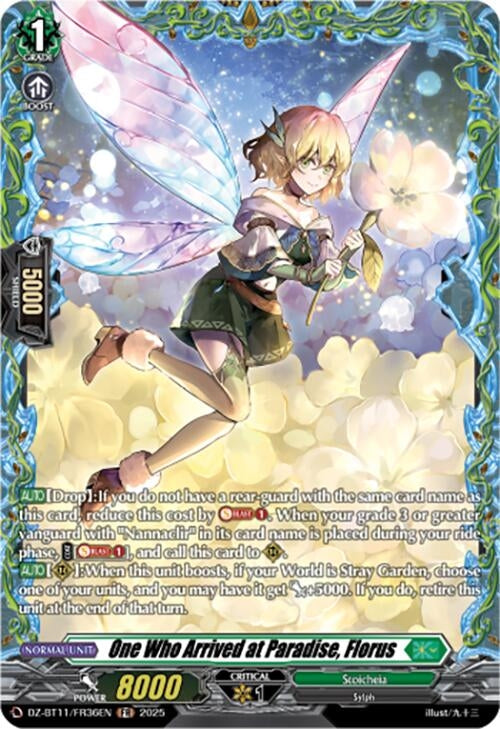 Image for One Who Arrived at Paradise, Florus (FR) (DZ-BT11/FR36EN) - Cardfight Vanguard