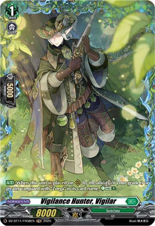 Image for Vigilance Hunter, Vigilar (FR) (DZ-BT11/FR38EN) - Cardfight Vanguard