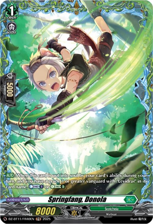 Image for Springfang, Donola (FR) (DZ-BT11/FR40EN) - Cardfight Vanguard