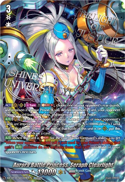 Image for Aurora Battle Princess, Seraph Clearlight (SEC) (DZ-BT11/SEC04EN) - Cardfight Vanguard
