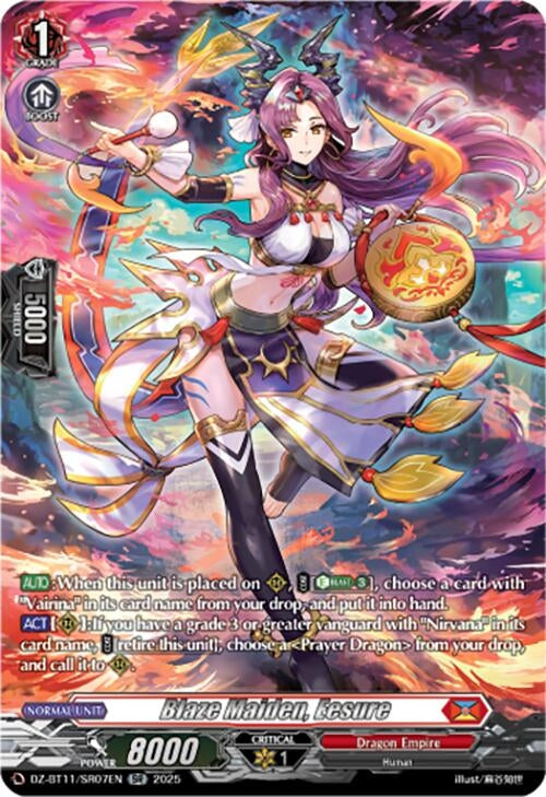 Image for Blaze Maiden, Eesure (SR) (DZ-BT11/SR07EN) - Cardfight Vanguard