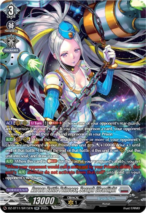 Image for Aurora Battle Princess, Seraph Clearlight (SR) (DZ-BT11/SR15EN) - Cardfight Vanguard