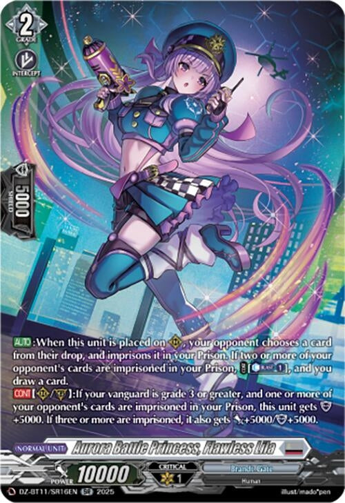 Image for Aurora Battle Princess, Flawless Lila (SR) (DZ-BT11/SR16EN) - Cardfight Vanguard