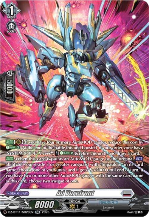 Image for Ad Vorefront (SR) (DZ-BT11/SR20EN) - Cardfight Vanguard