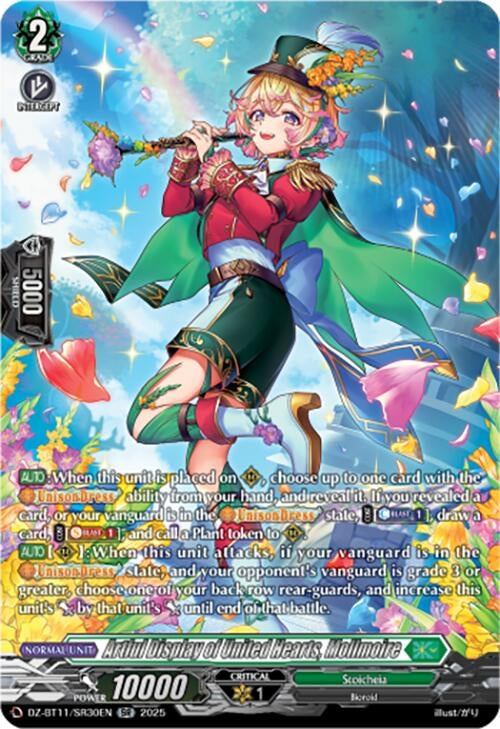 Image for Artful Display of United Hearts, Mollmoire (SR) (DZ-BT11/SR30EN) - Cardfight Vanguard