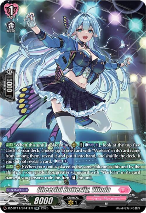 Image for Cheerful Butterfly, Vlinda (SR) (DZ-BT11/SR41EN) - Cardfight Vanguard