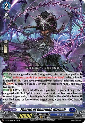 Image for Thorns of Gourmet, Nizroch (D-PR/986EN) - Cardfight Vanguard