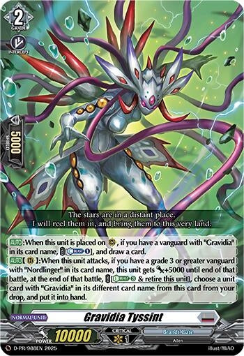 Image for Gravidia Tyssint (D-PR/988EN) - Cardfight Vanguard