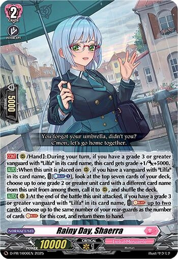 Image for Rainy Day, Shaerra (D-PR/1000EN) - Cardfight Vanguard