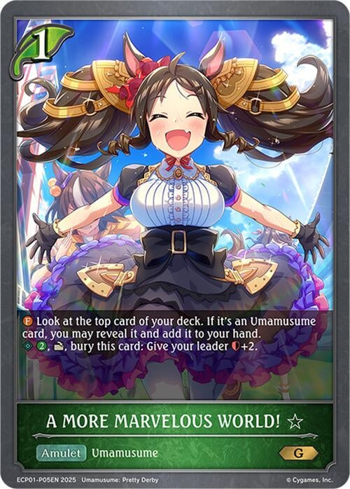 Image for A MORE MARVELOUS WORLD!  - P05EN (Foil) (ECP01-P05EN) - Shadowverse: Evolve