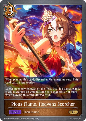 Pious Flame, Heavens Scorcher - P20EN (Foil) (ECP01-P20EN)