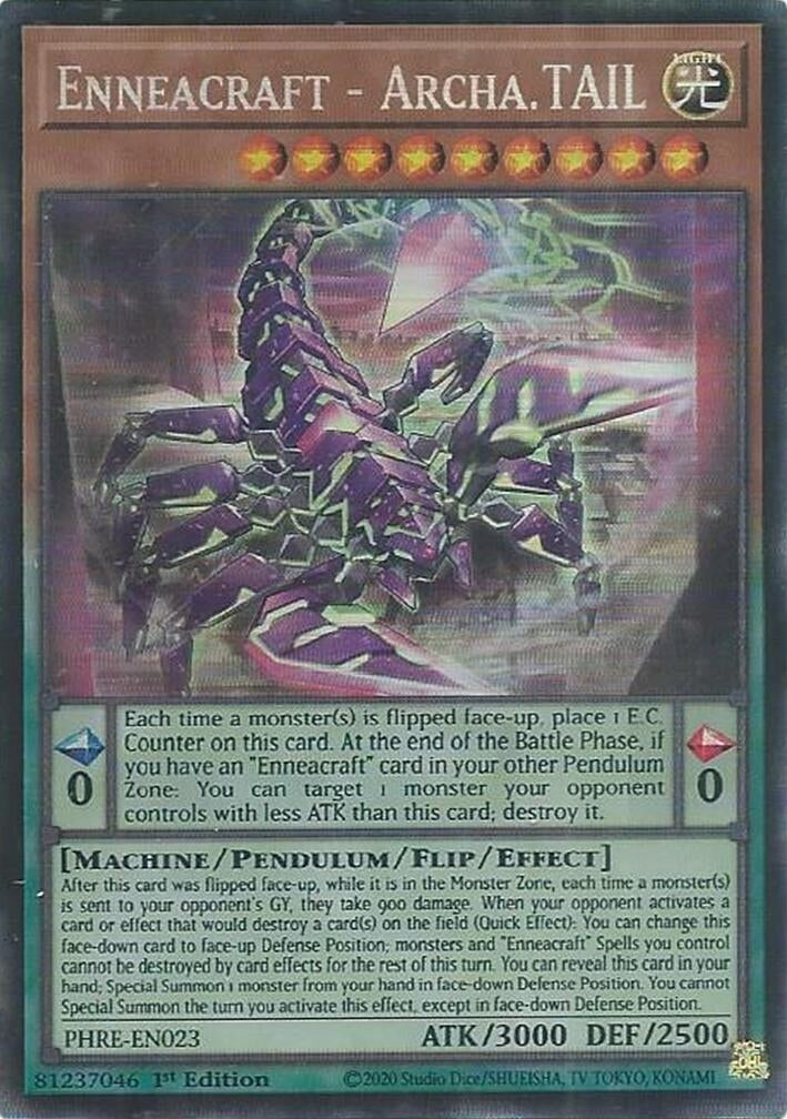 Image for Enneacraft - Archa.TAIL (CR) (PHRE-EN023) - YuGiOh