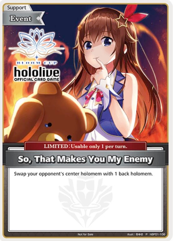 Image for So, That Makes You My Enemy (P) (hBP01-108) (hOCGP) - Hololive