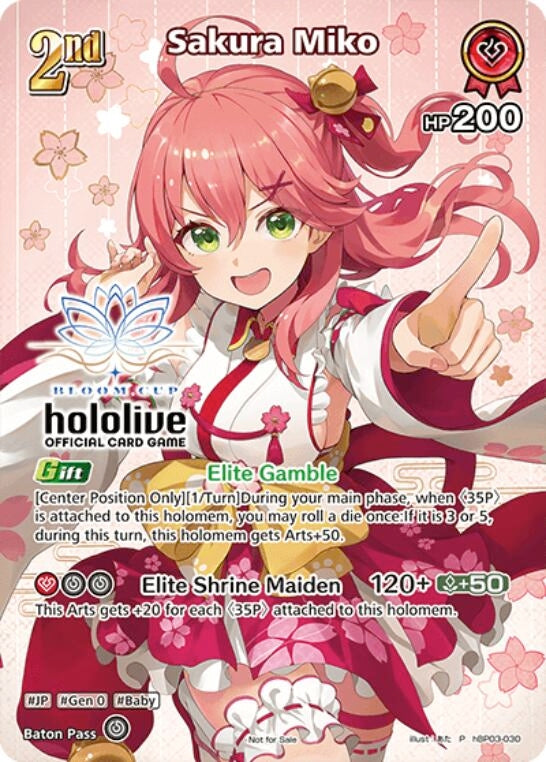Image for Sakura Miko (P) (hBP03-030) (hBP03-030) - Hololive