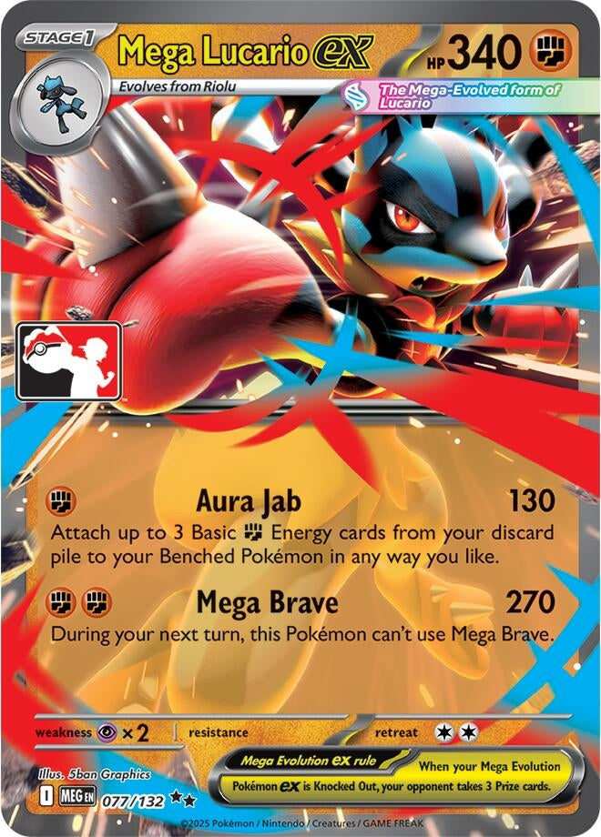 Mega Lucario ex (077/132)