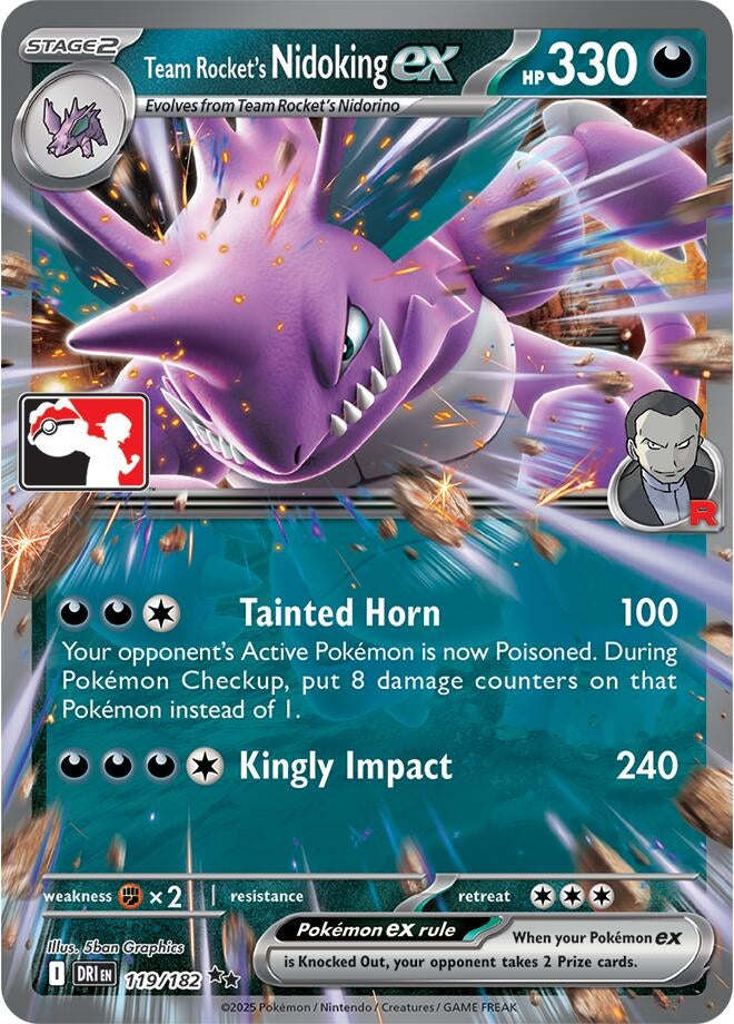 Team Rocket's Nidoking ex (119/182)
