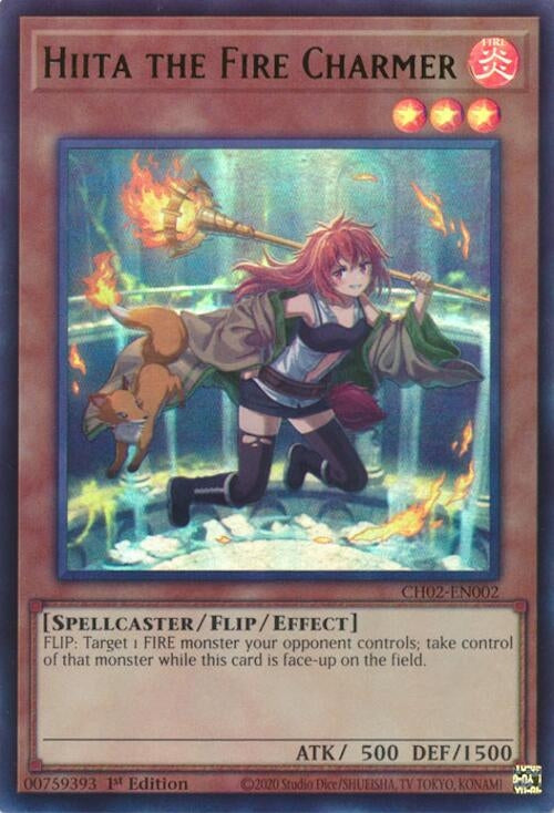 Image for Hiita the Fire Charmer (Ultra Rare) (CH02-EN002) - YuGiOh