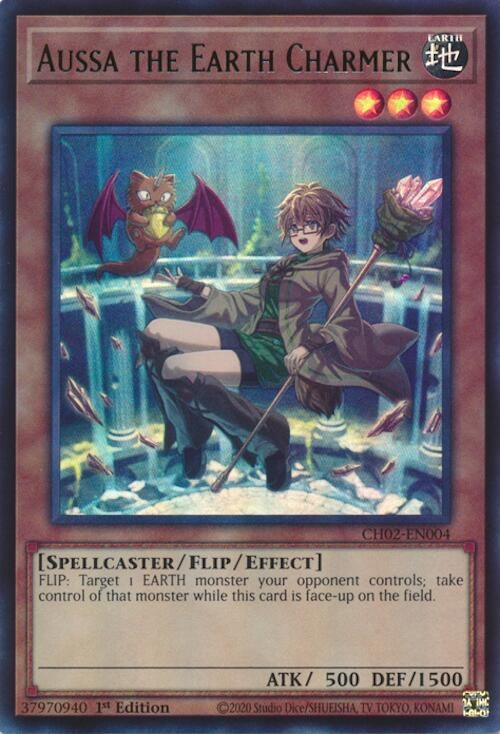 Image for Aussa the Earth Charmer (Ultra Rare) (CH02-EN004) - YuGiOh