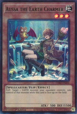 Aussa the Earth Charmer (Ultra Rare) (CH02-EN004)