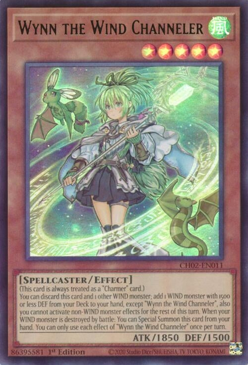 Image for Wynn the Wind Channeler (CH02-EN011) - YuGiOh
