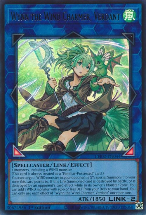 Image for Wynn the Wind Charmer, Verdant (CH02-EN044) - YuGiOh