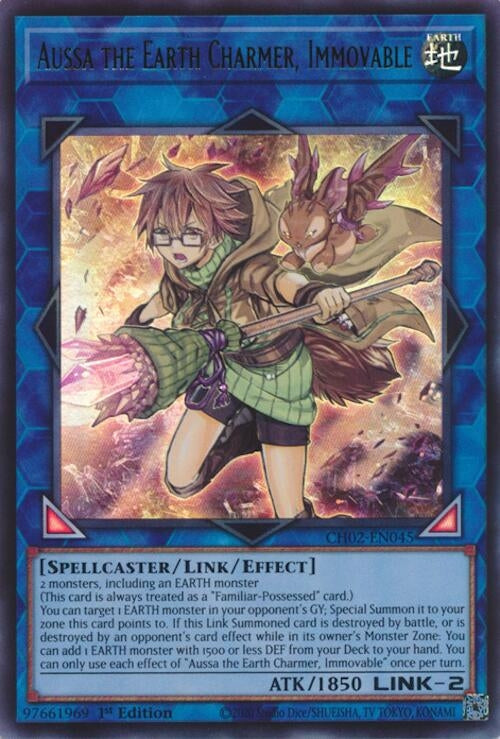 Image for Aussa the Earth Charmer, Immovable (CH02-EN045) - YuGiOh