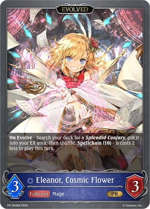 Image for Eleanor, Cosmic Flower (Evolved) - PR-364 (PR-364EN) - Shadowverse: Evolve