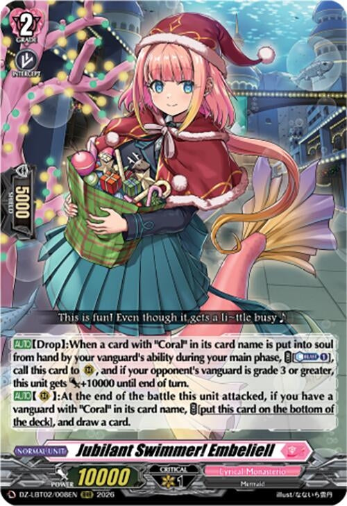 Image for Jubilant Swimmer! Embeliell (DZ-LBT02/008EN) - Cardfight Vanguard