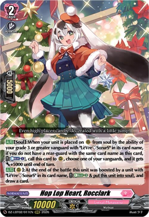 Image for Hop Lop Heart, Rocclark (DZ-LBT02/011EN) - Cardfight Vanguard