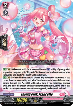 Loving Pink, Francette (DZ-LBT02/013EN)