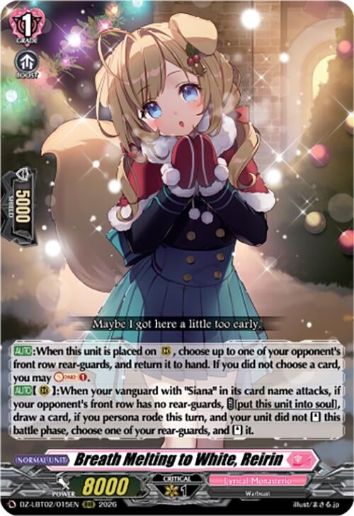 Image for Breath Melting to White, Reirin (DZ-LBT02/015EN) - Cardfight Vanguard
