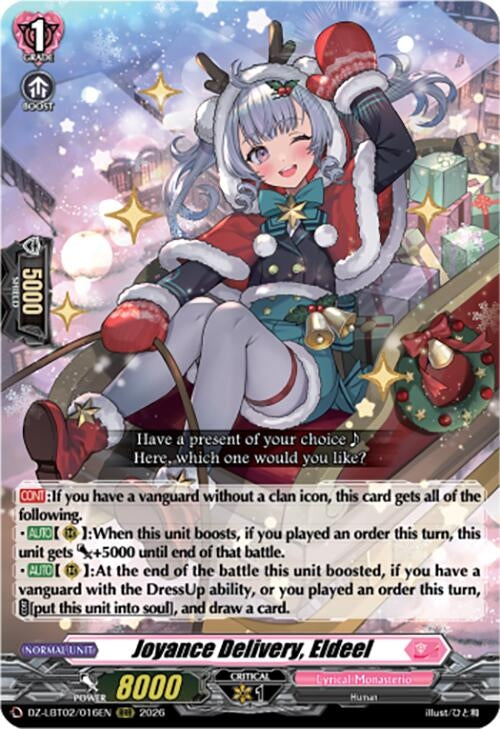 Image for Joyance Delivery, Eldeel (DZ-LBT02/016EN) - Cardfight Vanguard