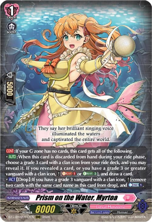 Image for Prism on the Water, Myrtoa (DZ-LBT02/017EN) - Cardfight Vanguard