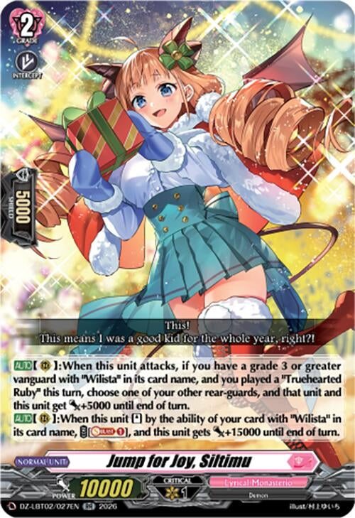 Image for Jump for Joy, Siltimu (DZ-LBT02/027EN) - Cardfight Vanguard