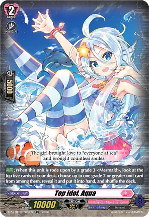 Image for Top Idol, Aqua (DZ-LBT02/029EN) - Cardfight Vanguard