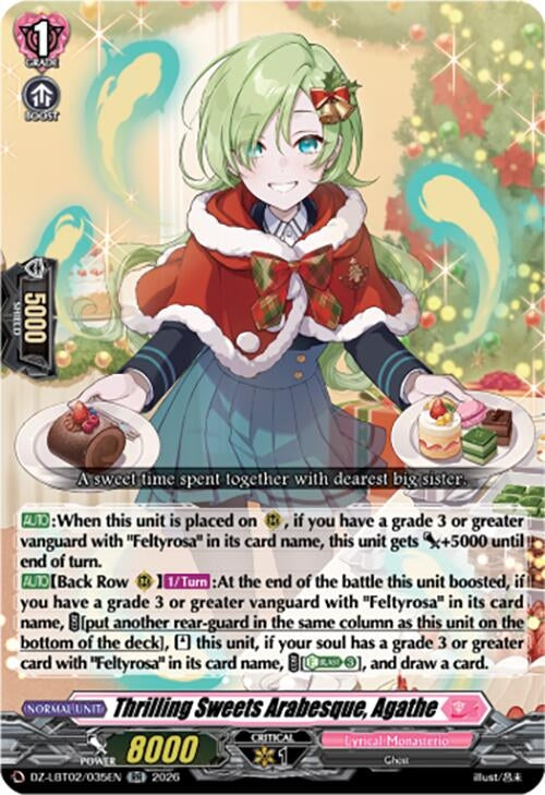 Image for Thrilling Sweets Arabesque, Agathe (DZ-LBT02/035EN) - Cardfight Vanguard