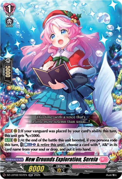 Image for New Grounds Exploration, Sereia (DZ-LBT02/037EN) - Cardfight Vanguard