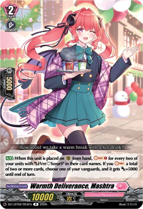 Image for Warmth Deliverance, Mashtra (DZ-LBT02/054EN) - Cardfight Vanguard