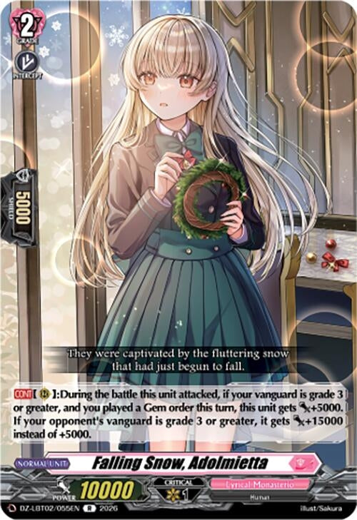Image for Falling Snow, Adolmietta (DZ-LBT02/055EN) - Cardfight Vanguard