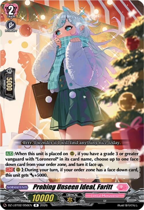 Image for Probing Unseen Ideal, Faritt (DZ-LBT02/056EN) - Cardfight Vanguard