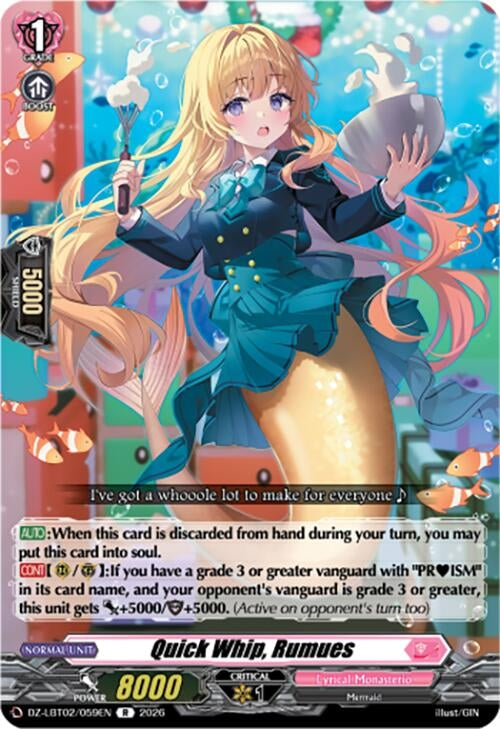 Image for Quick Whip, Rumues (DZ-LBT02/059EN) - Cardfight Vanguard