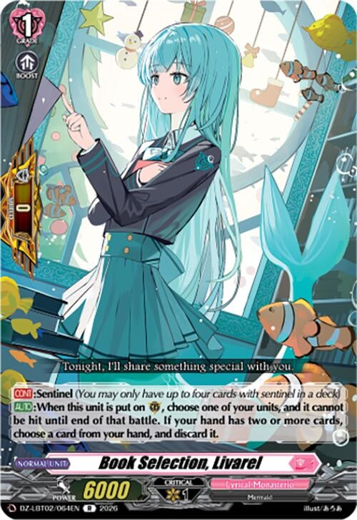 Image for Book Selection, Livarel (DZ-LBT02/064EN) - Cardfight Vanguard